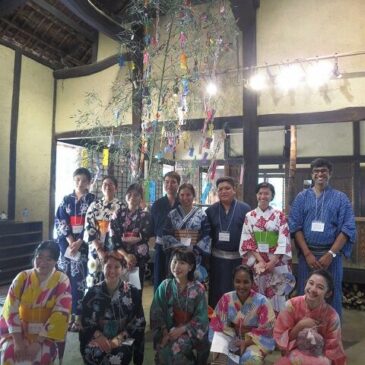 Enjoy Japanese Summer Culture of Yukata, Tanabata Decorations, and Folk Dance!