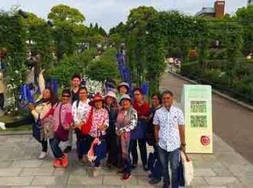 Filipino Bankers Visit Flower Fest in Yokohama