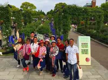 Filipino Bankers Visit Flower Fest in Yokohama