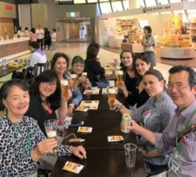 サンモール学校のお母さんたちとキリンビール横浜工場を見学