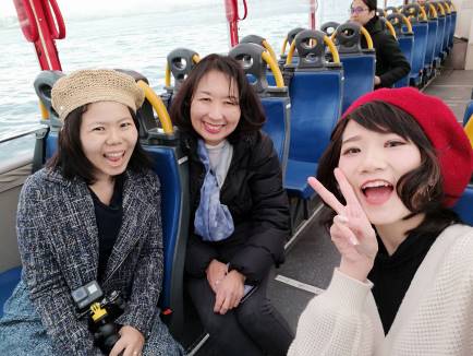 Malaysian Japan Lovers Ride Sky Duck, Amphibious Bus