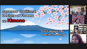 Introducing Japanese Flowers to British Doctor through Online!
