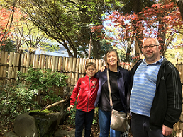 British Family Stroll Around Yokohama Ballpark